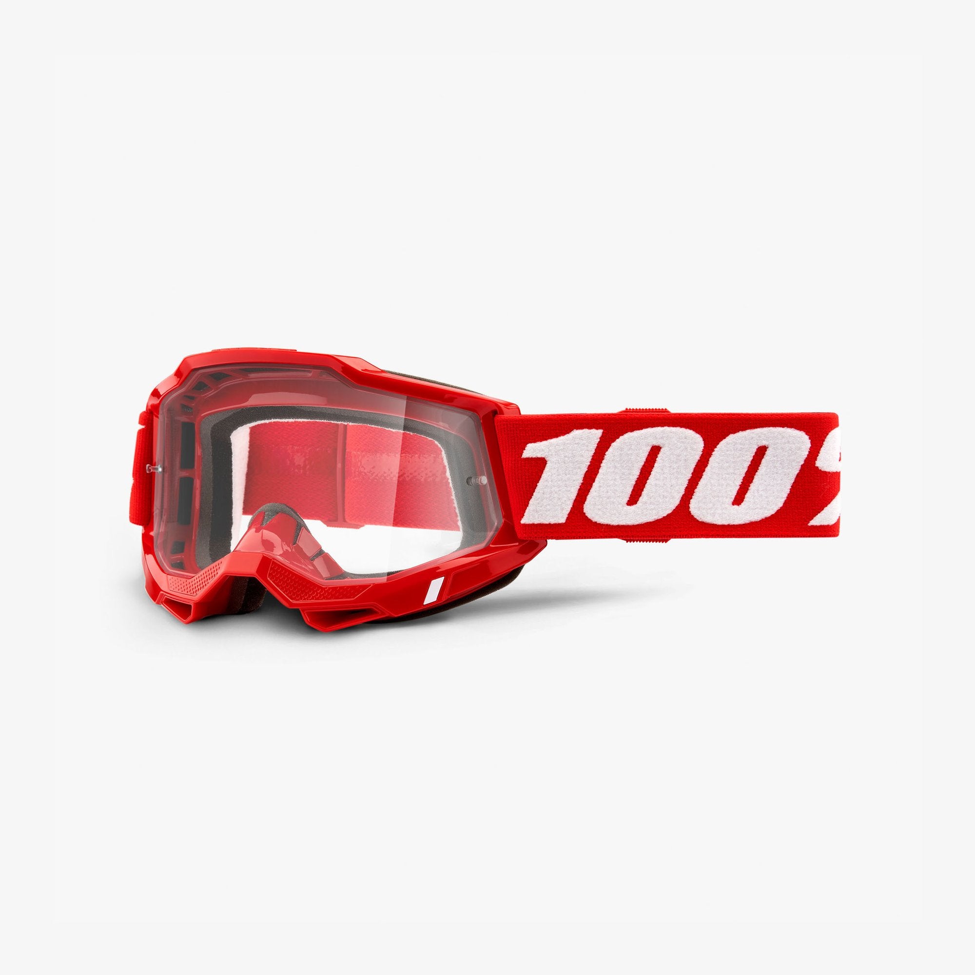 100%, 100% ACCURI 2 Goggle Red - Clear Lens - 50221-101-03