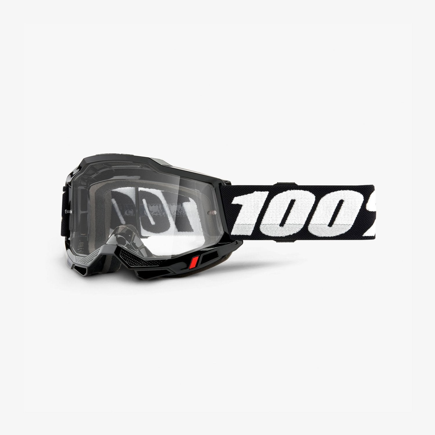 100%, 100% ACCURI 2 OTG Goggle Black - Clear Lens - 50224-101-01