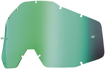 100%, 100% Goggles Lens Adult GREEN Mirror AF Lens