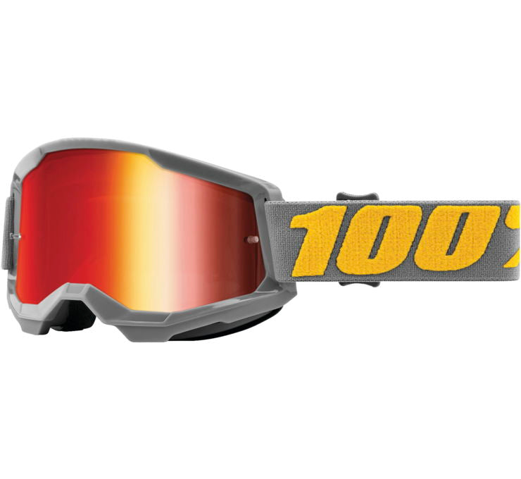 100%, 100% Strata 2 Goggles STRATA 2 IZIPIZI MIR RED LENS - 50028-00006