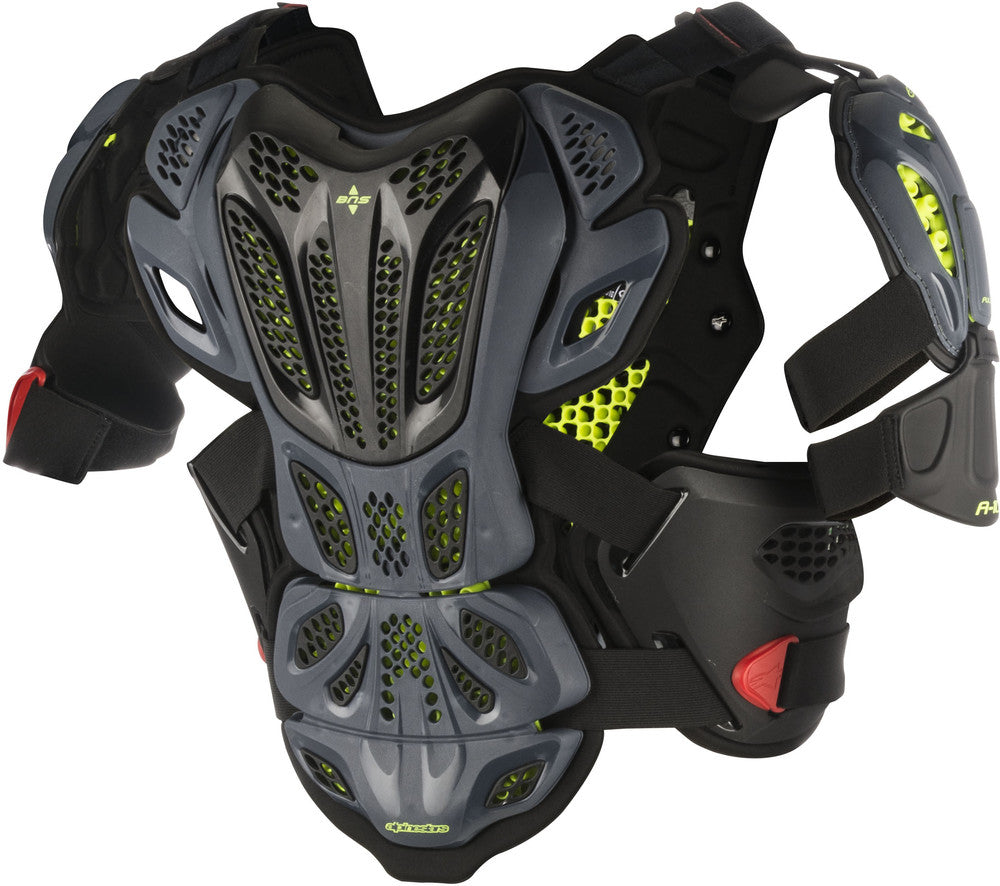 Alpinestars, Alpinestars A-10 Full Chest Protector Anthracite/Red