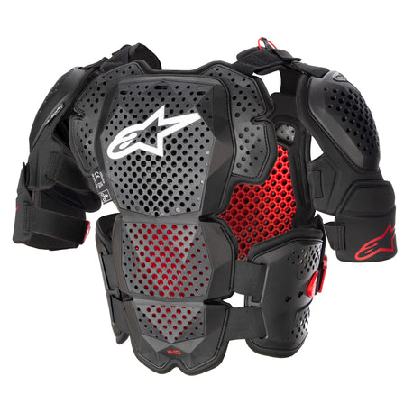 Alpinestars, Alpinestars A-10 V2 Full Chest Protector Anthracite/Black/Red