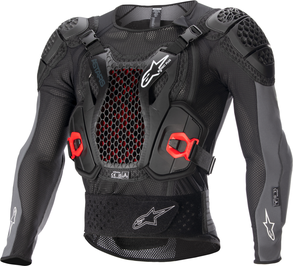 Alpinestars, Alpinestars Bionic Plus V2 Protection Jacket Black/Anthracite/Red