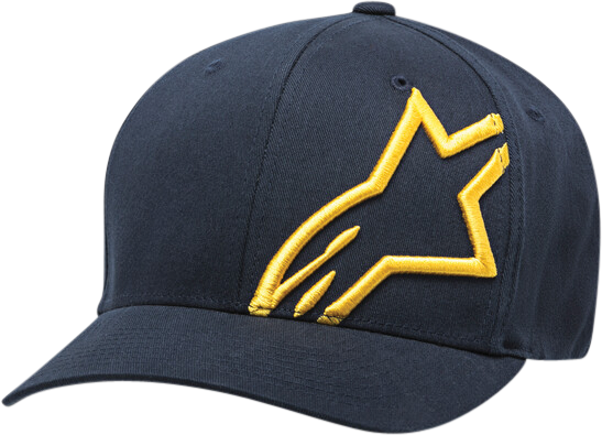 Alpinestars, Alpinestars Corp Shift 2 Curved Brim Hat Navy/Gold