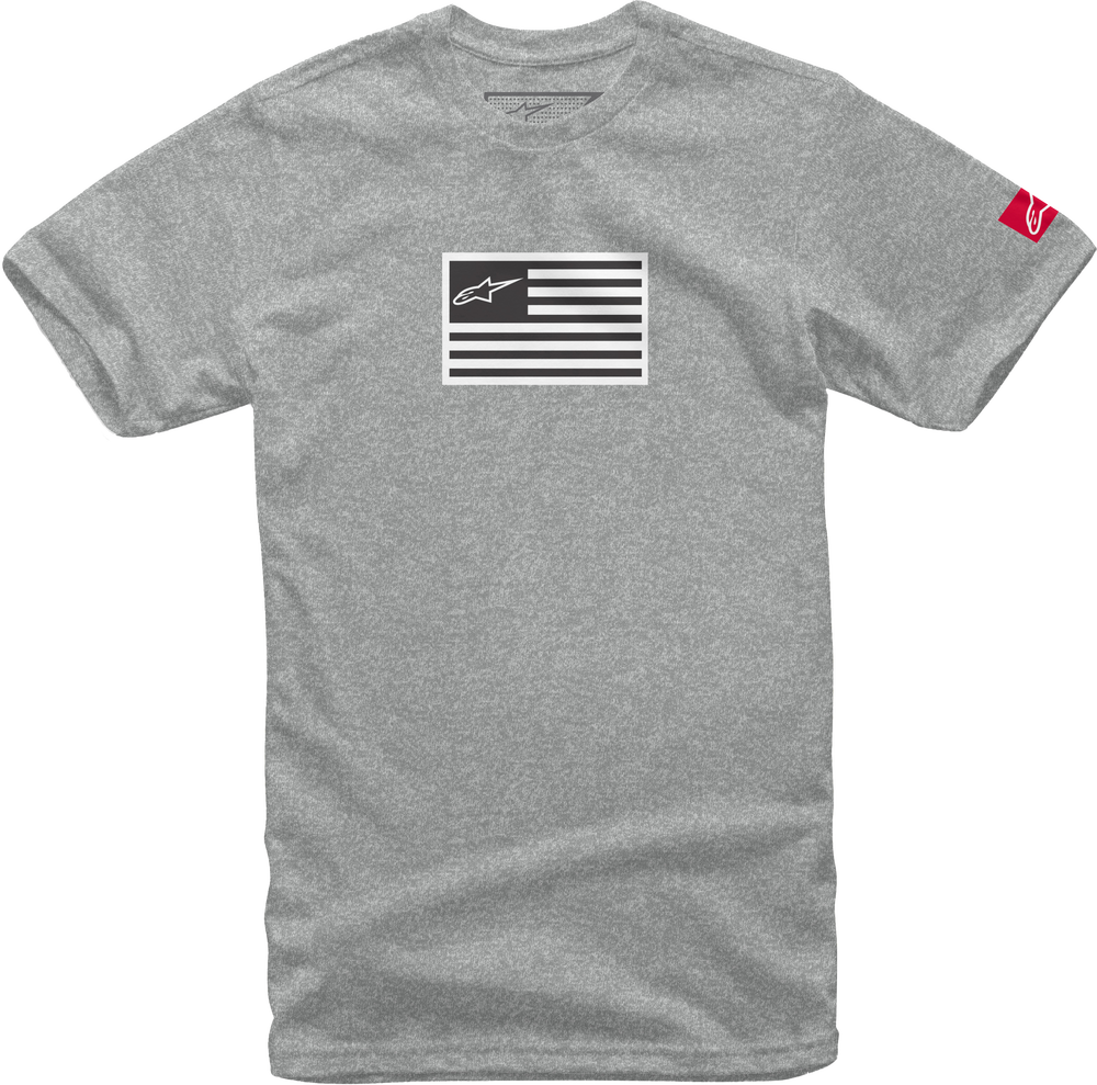 Alpinestars, Alpinestars Flagged Tee Grey Heather