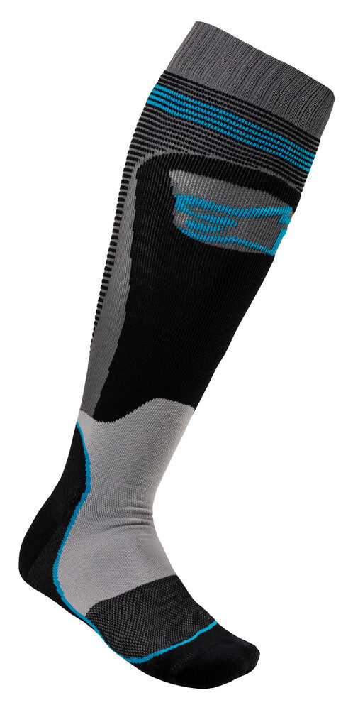 Alpinestars, Alpinestars Mx Plus-1 Socks Black/Cyanall