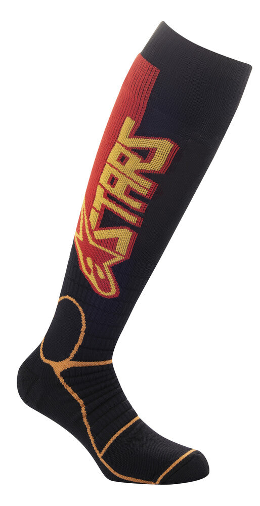 Alpinestars, Alpinestars Mx Pro Socks Black/Yellow/Tangerine