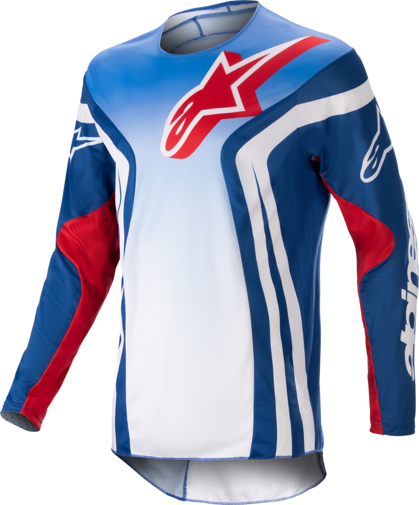 Alpinestars, Alpinestars Racer Semi Jersey Blue/Hot Orange