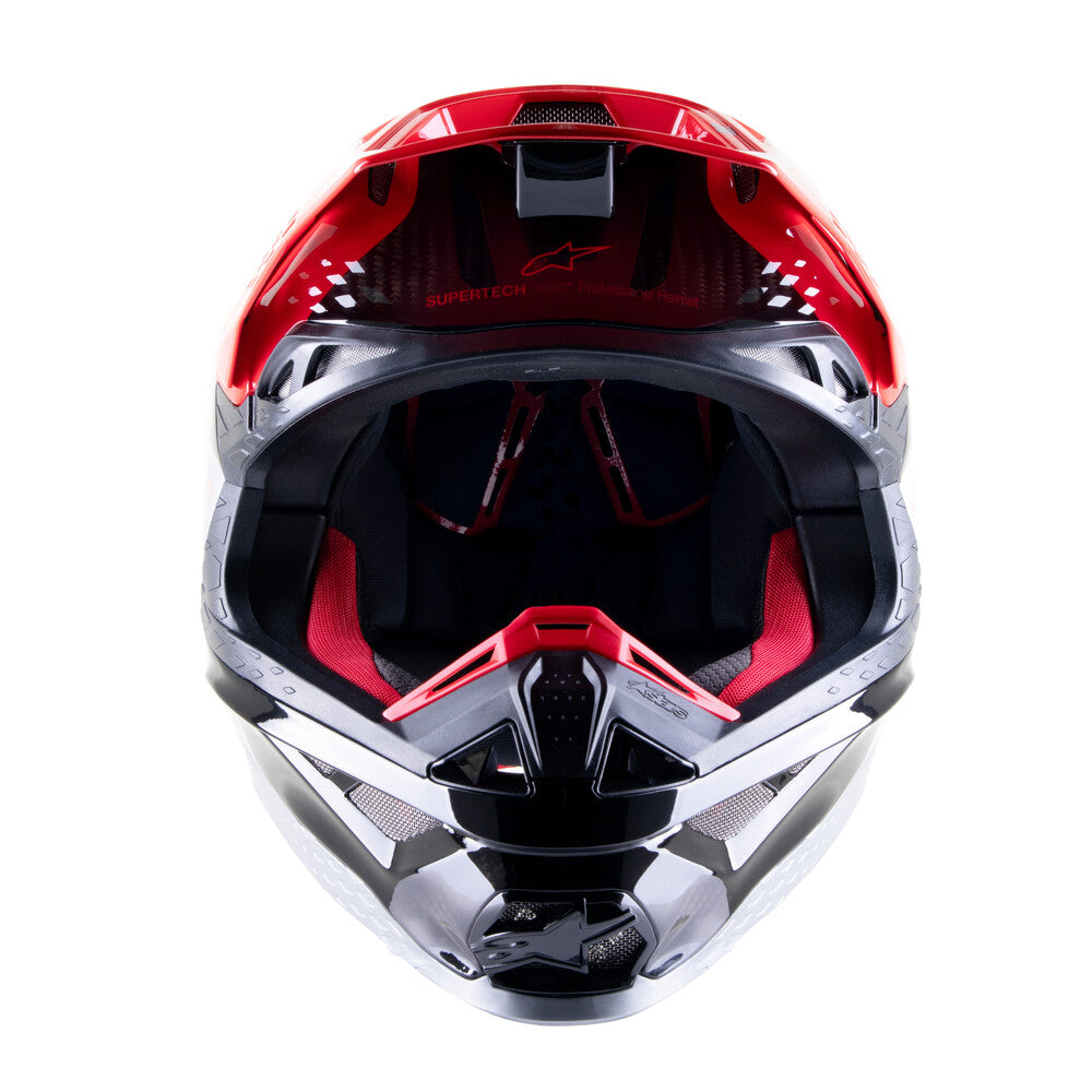 Alpinestars, Alpinestars S-M10 Helmet Acumen LE Red Flake/Black/Silver