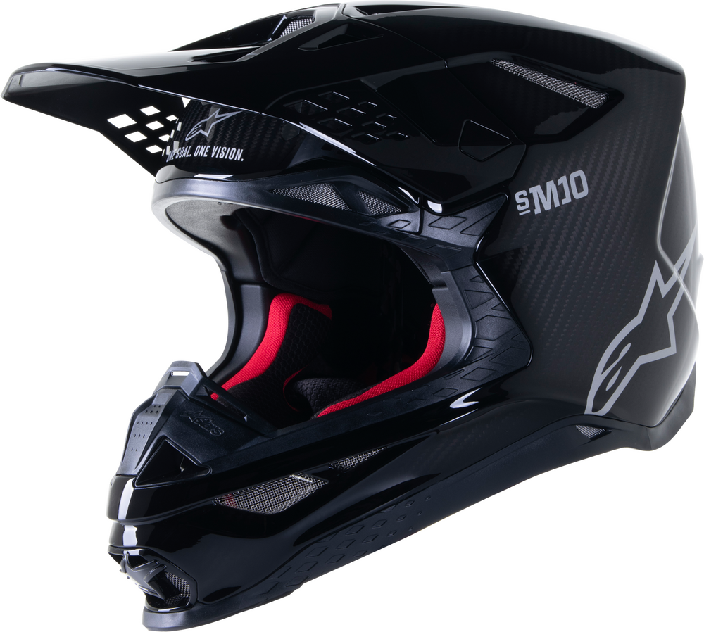 Alpinestars, Alpinestars S-M10 Solid Helmet Carbon Glossy Black