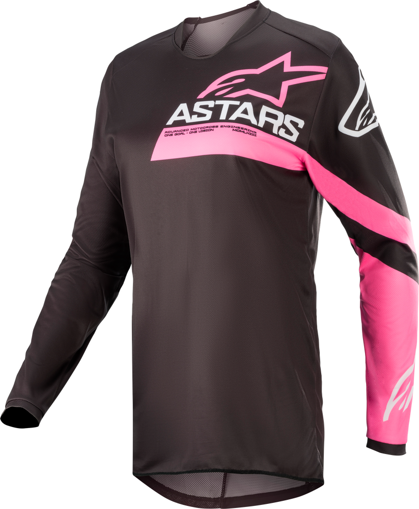 Alpinestars, Alpinestars Stella Fluid Chaser Women's Jersey Black/Pink Fluo