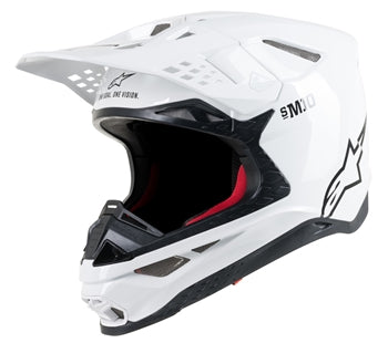 Alpinestars, Alpinestars Supertech S-M10 Solid Helmet White