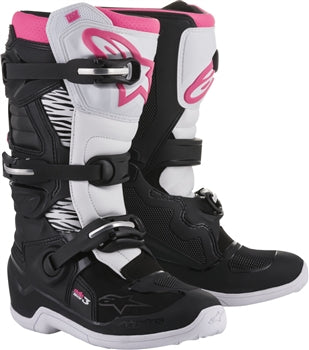 Alpinestars, Alpinestars Tech 3 Stella Boots Black/White/Pink