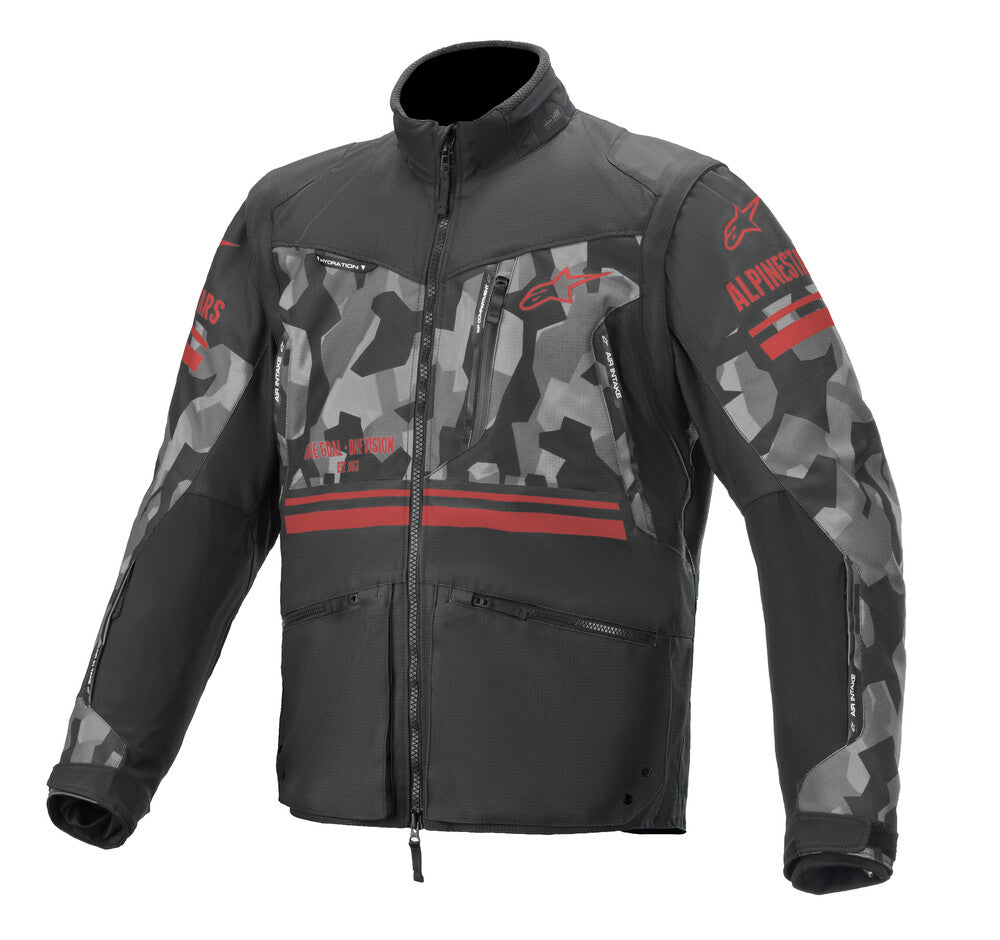 Alpinestars, Alpinestars Venture R Jacket Grey Camo/ Red Fluo