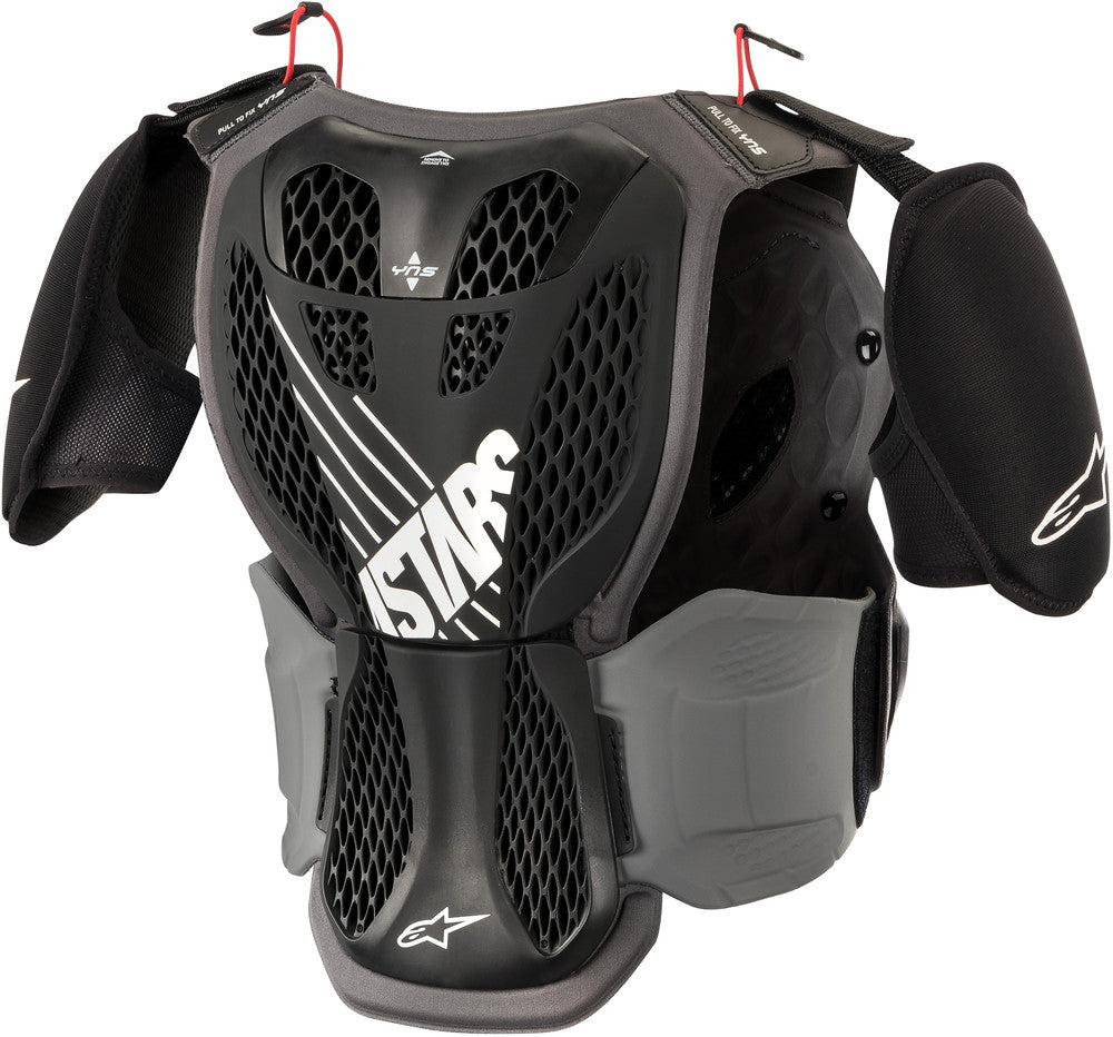 Alpinestars, Alpinestars Youth A-5 S Body Armor Black/Cool Grey Youth