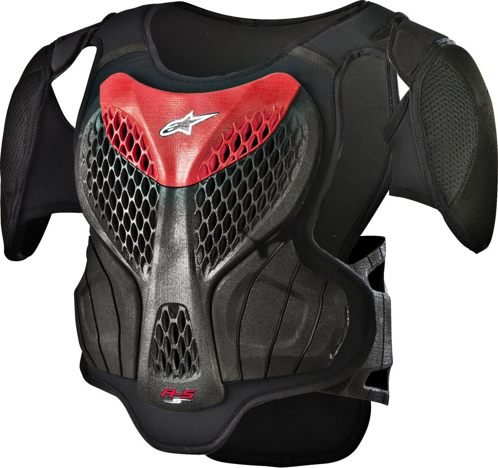 Alpinestars, Alpinestars Youth A-5 S Body Armor Black/Red Youth