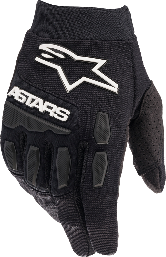 Alpinestars, Alpinestars Youth Full Bore Gloves Black/Whites