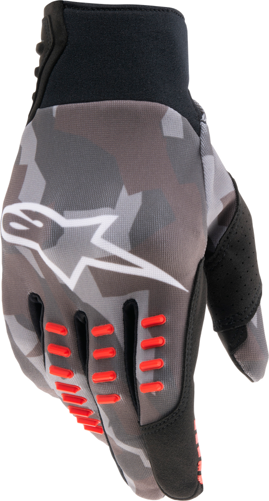 Alpinestars, Alpinestarsx-E Gloves Grey Camored Fluo