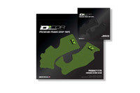 D'Cor, D'COR FRAME GRIP GUARD DECAL GREEN/BLACK - 16-20-108