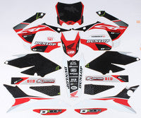 D'Cor, D'COR HONDA RACELINE GRAPHICS COMPLETE KIT BLACK Honda CRF250R 14-17 - 20-10-241