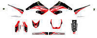 D'Cor, D'COR HONDA RACELINE GRAPHICS COMPLETE KIT WHITE Honda CR125R.CR250R 04-07 - 20-10-125