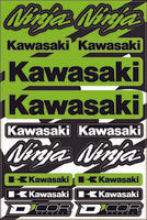 D'Cor, D'COR KAWASAKI STREET DECAL SHEET - 40-20-102