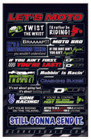 D'Cor, D'COR KIDS MOTO TALK DECAL SHEET - 40-90-114