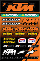 D'Cor, D'COR KTM 2 DECAL SHEET - 40-30-101