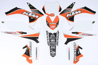 D'Cor, D'COR KTM RACELINE GRAPHICS COMPLETE KIT WHITE - 20-30-200