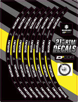 D'Cor, D'COR RIM DECALS 21" SUZUKI LOGO FRONT - 40-80-206