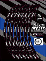 D'Cor, D'COR RIM DECALS 21" YAMAHA LOGO FRONT - 40-80-208