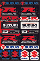 D'Cor, D'COR SUZUKI STREET DECAL SHEET - 40-40-105