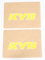 D'Cor, D'COR UPPER FORK DECAL KYB YELLOW - 40-80-133