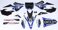 D'Cor, D'COR YAMAHA RACELINE GRAPHICS COMPLETE GRAPHIC KIT BLACK - 20-50-251