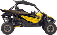 D'Cor, D'COR YAMAHA YXZ COMPLETE GRAPHIC KIT YELLOW/BLACK - 20-50-470