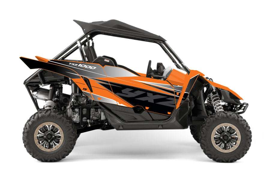 D'Cor, D'COR Yamaha YXZ 1000 R 2016-17 COMPLETE GRAPHIC KIT ORANGE/BLACK - 20-50-469