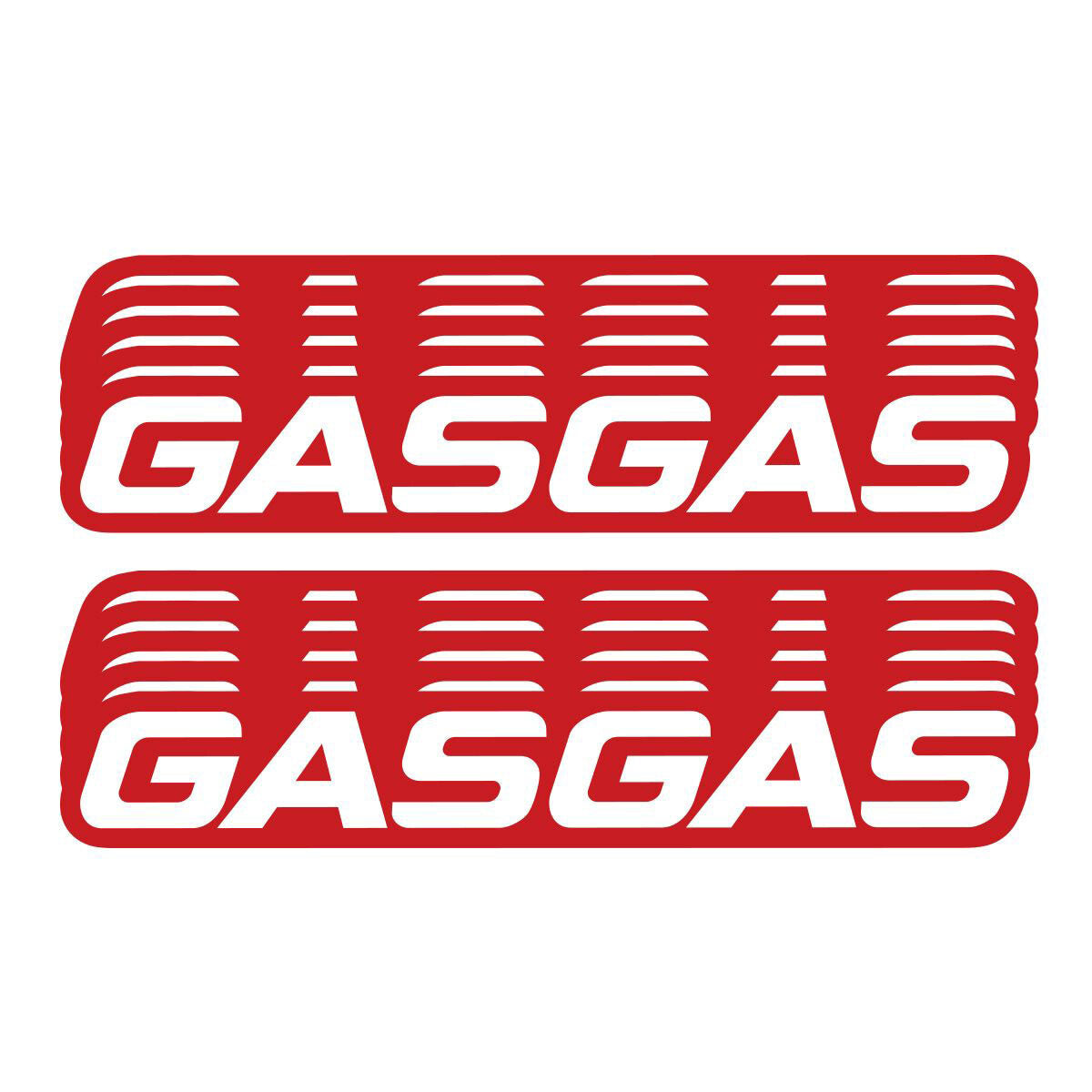 D'Cor, D'Cor 6" GASGAS DECAL 10 PK - 40-65-107