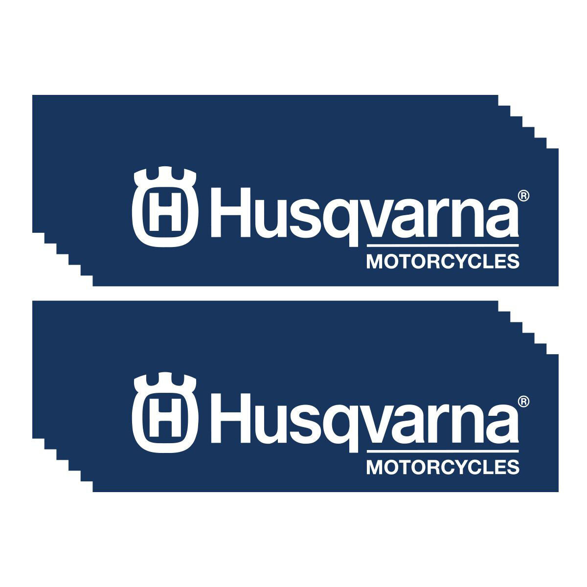 D'Cor, D'Cor 6" HUSQVARNA DECAL 10 PK - 40-70-107