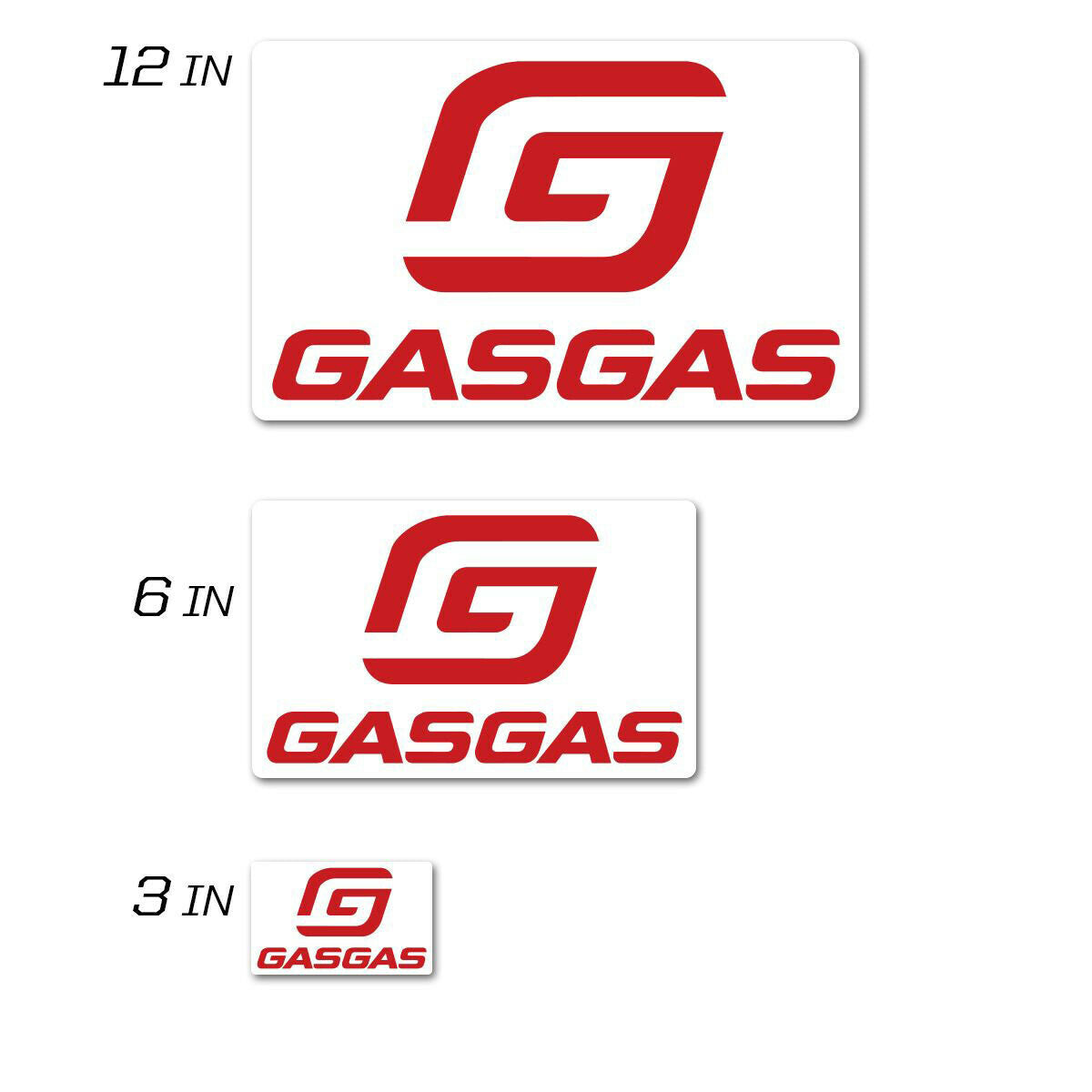 D'Cor, D'Cor GASGAS ICON DECAL 12 SQUARED - 40-65-110