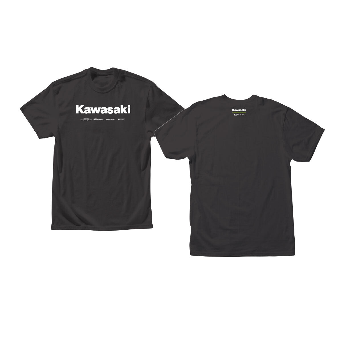 D'Cor, D'Cor Kawasaki RACING T-Shirt BLACK