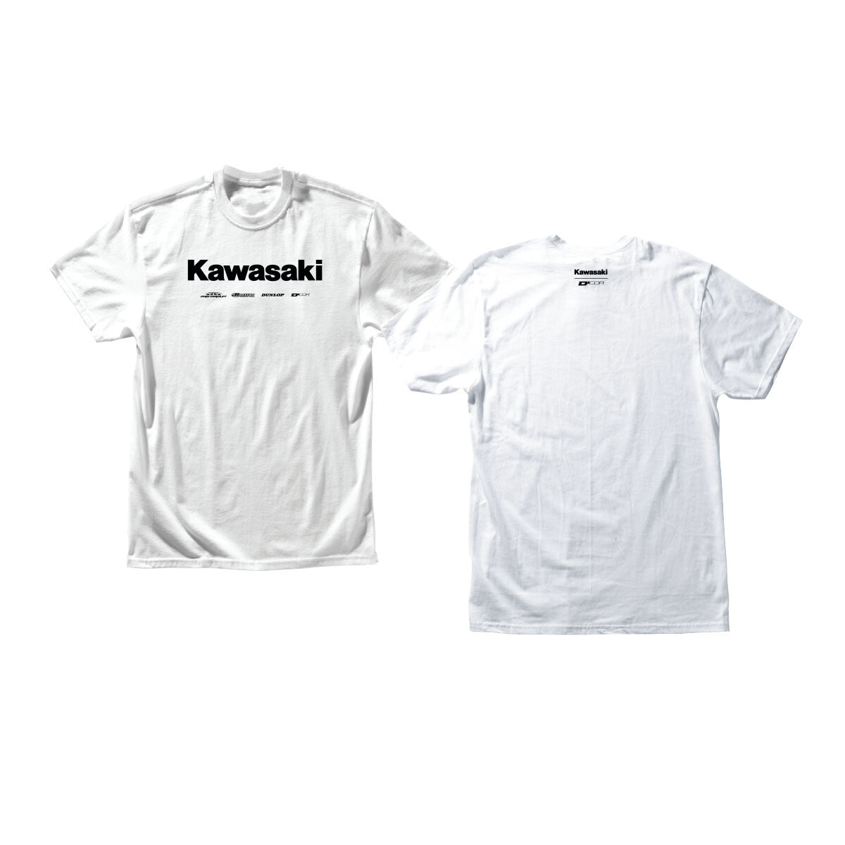 D'Cor, D'Cor Kawasaki RACING T-Shirt WHITE