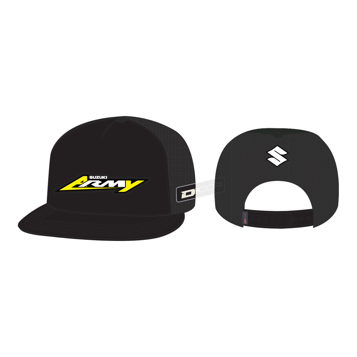 D'Cor, D'Cor Suzuki HAT RMARMY SNAPBACK BLACK - 70-135-1