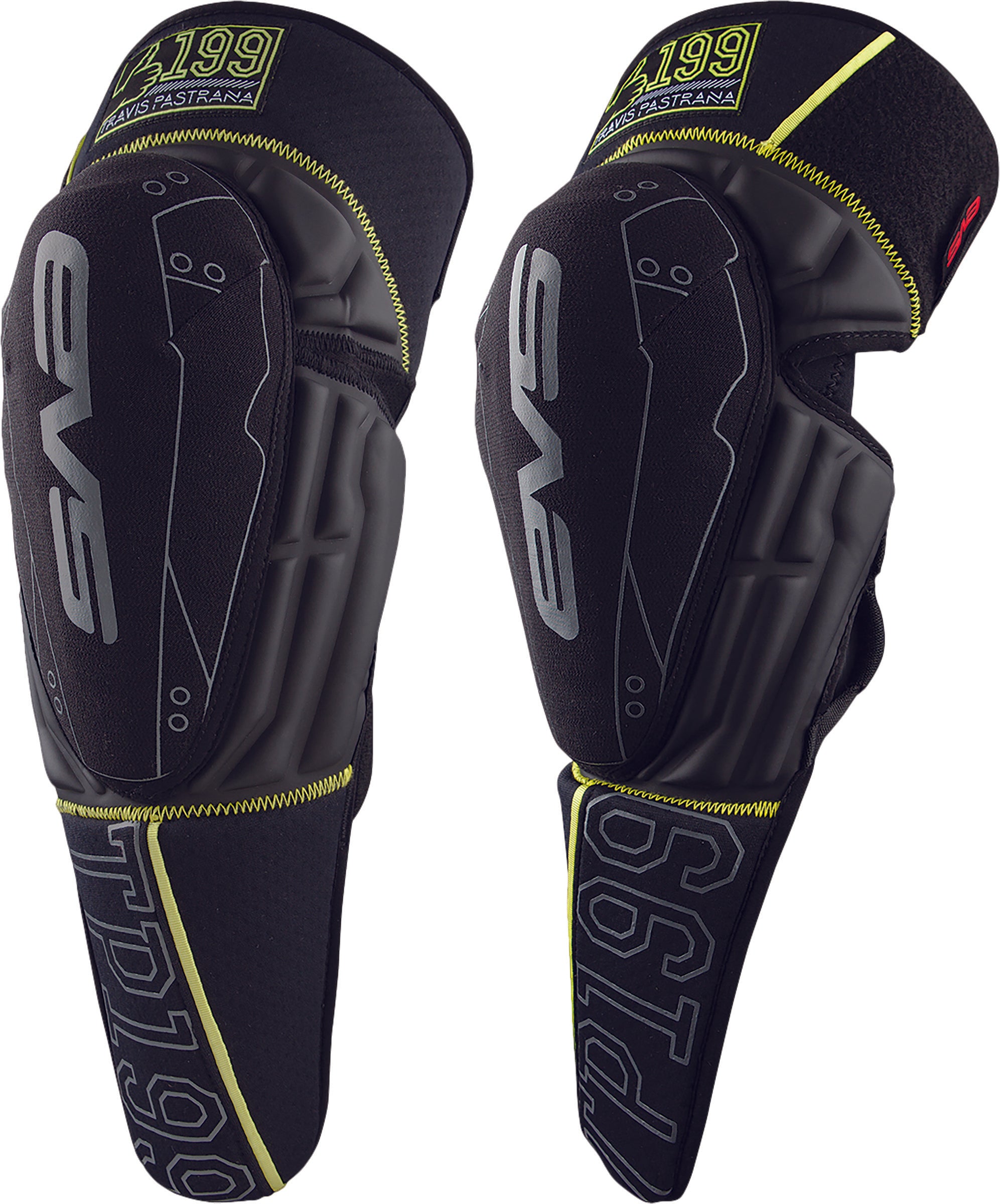 EVS, EVS Tp199 Knee Guards Black/Hi-Vis Youth