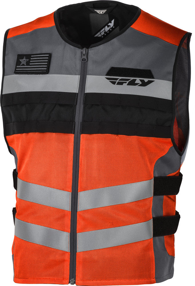 Fly Racing, Fly Racing Fast-Pass Vest Neon Orange/3X