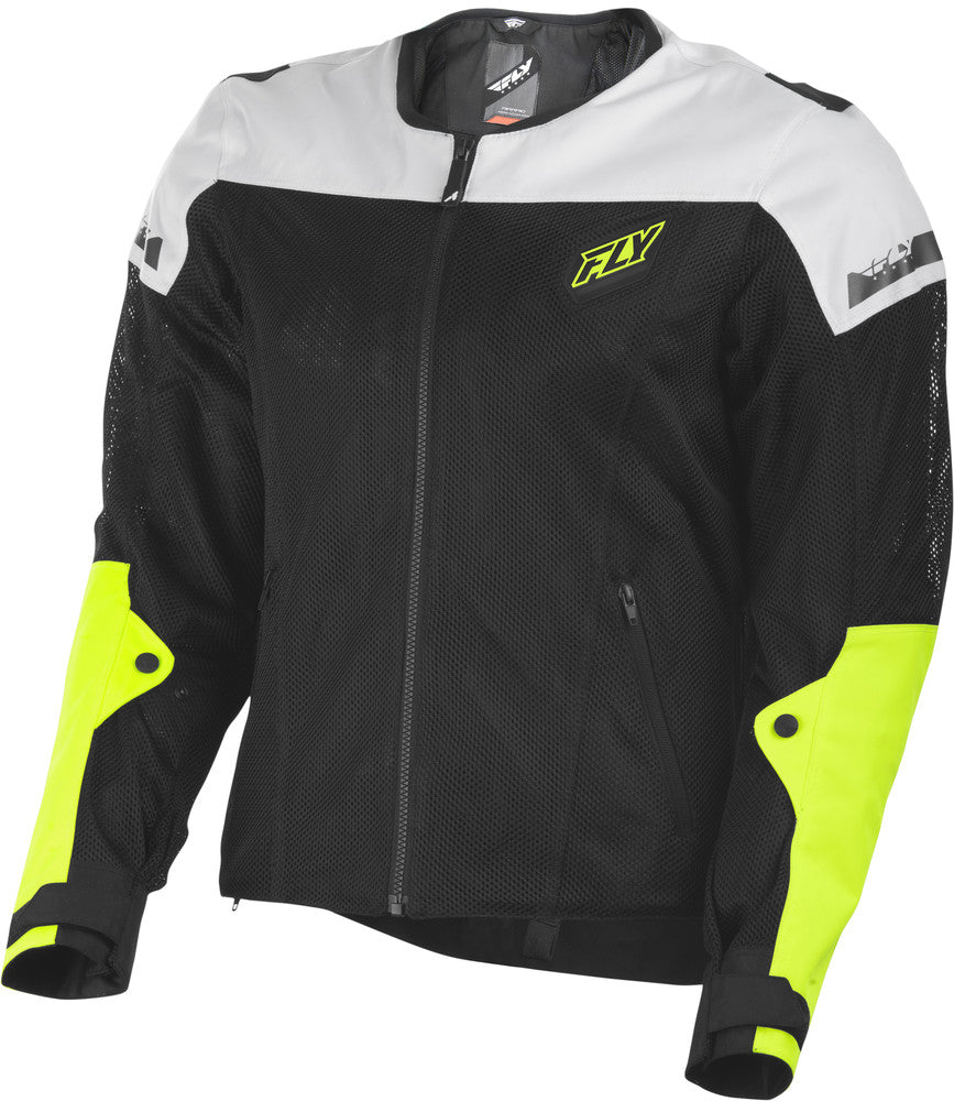 Fly Racing, Fly Racing Flux Air Mesh Jacket Black/Hi-Vis