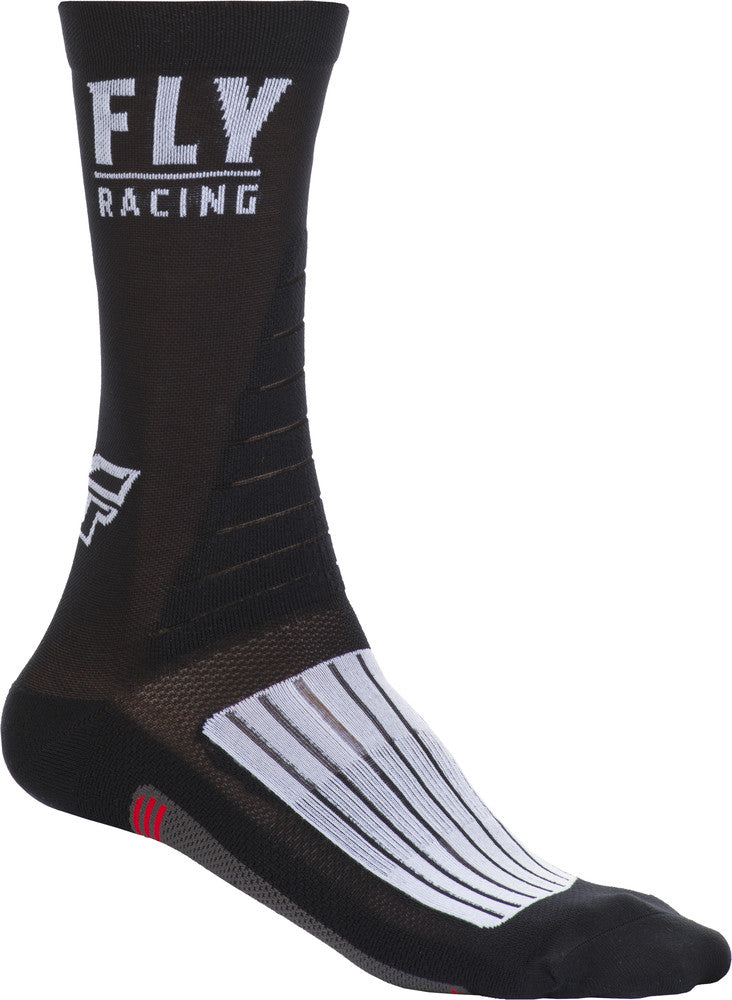 Fly Racing, Fly Racing Fly Factory Rider Socks Black/White/Red