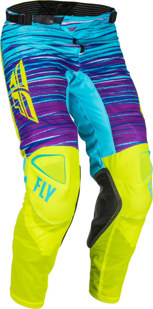 Fly Racing, Fly Racing Kinetic Mesh L.E. Pants Hi-Vis/Blue/Magenta Mens