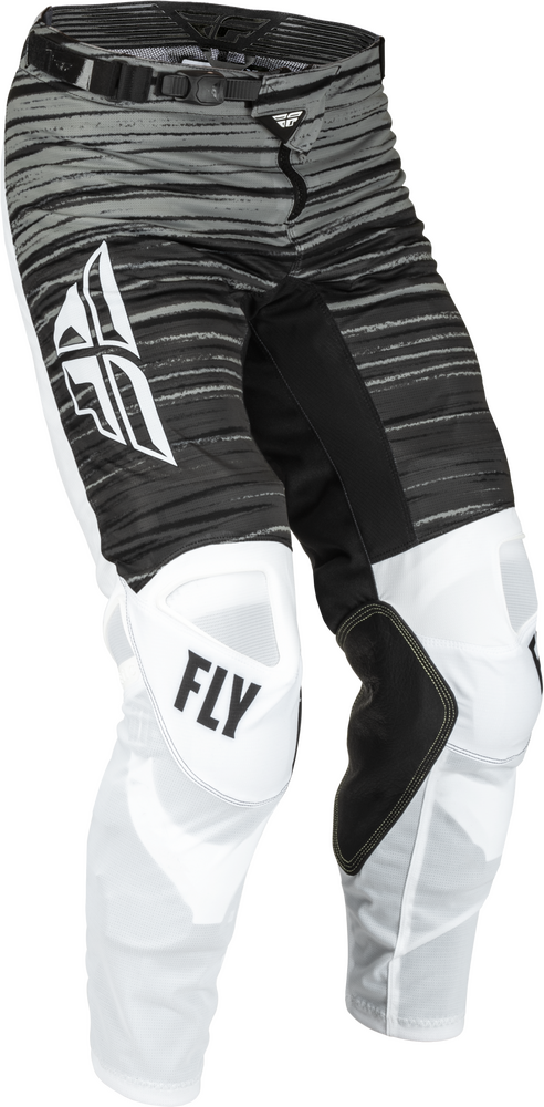 Fly Racing, Fly Racing Kinetic Mesh Pants White/Black/Grey Mens