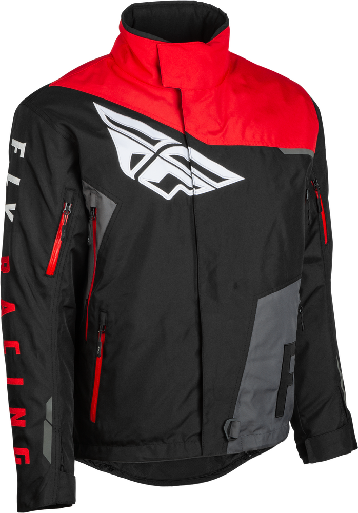 Fly Racing, Fly Racing Snx Pro Jacket Black/Grey/Red