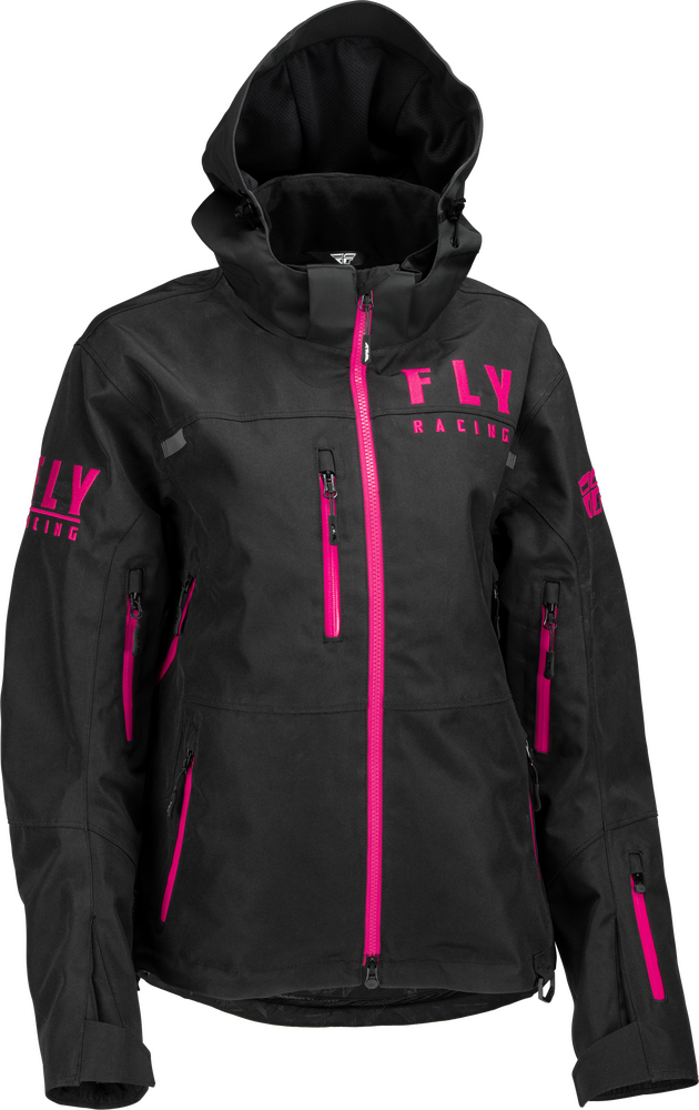 Fly Racing, Fly Racing Women's Carbon Jacket Black/Pink